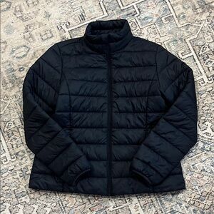 Joe Fresh Black Puffer Jacket. Size L